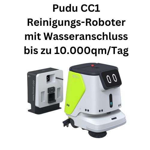 Pudu CC1 – gewerblicher Reinigungsroboter im Einsatz